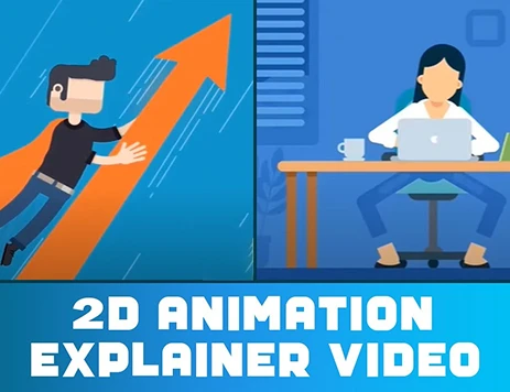 2D explainer video animation