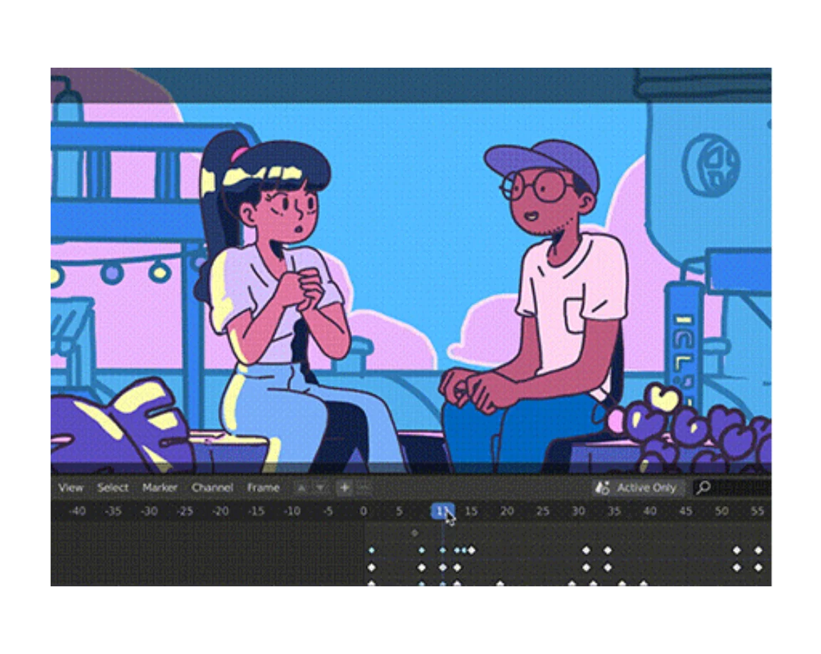 2D video animation company hero