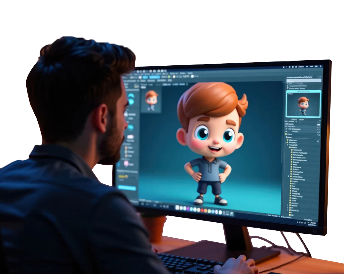 3D video animation company hero